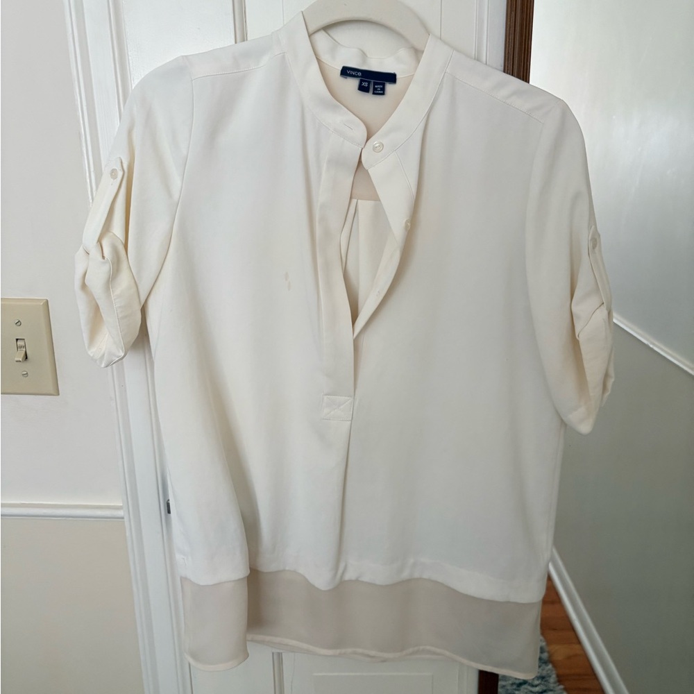 Vince Cream Women's Blouse